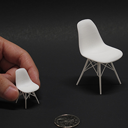 3D Printed Miniature Eames Chairs